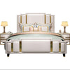 Luxter Premium Upholstered Bed in Leatherette