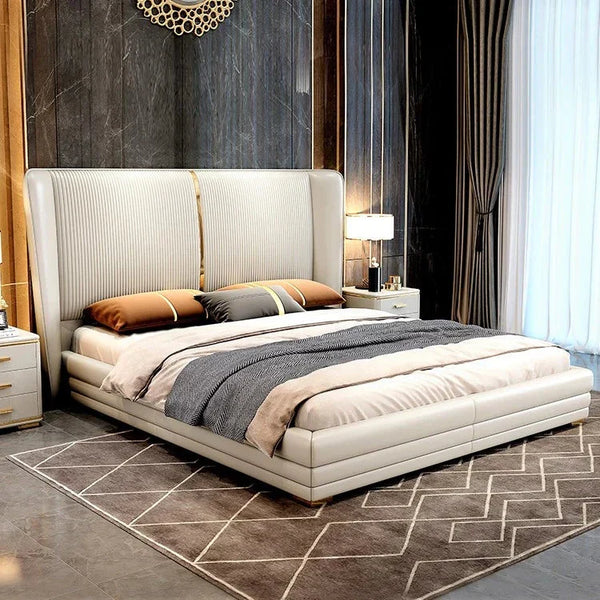 Vitara Luxury Upholstered Bed in Leatherette