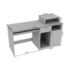 Volvur Study Table in White Color - Oak Inside