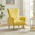 Bells Wing Back Chair - Oak Inside