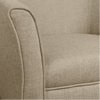 Porch & Den Kings-well Barrel Accent Chair - Oak Inside