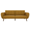 Brittan Luxury Mid-Century Sofa In Suede