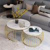 Ketty Golden Nesting Table Set of Two - Center Table