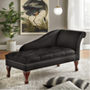 Simple Living Chaise Lounge - Oak Inside