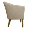 Porch & Den Kings-well Barrel Accent Chair - Oak Inside