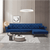 Tufted back Suede Chesterfield Sectional Sofa - Oak Inside
