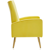 Bells Wing Back Chair - Oak Inside