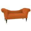 Loveseat Quilted Suede Lounger - Oak Inside