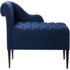 Diffo Quilted Lounger in Blue Color - Oak Inside