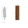 Solimo Medusa Engineered Wood Wardrobe Walnut Finish - Oak Inside