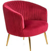 Texo Upholstered Accent Chair in Suede