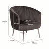 Texo Upholstered Accent Chair in Suede
