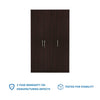 Silly Medusa Engineered Wood Wardrobe Wenge Finish - Oak Inside