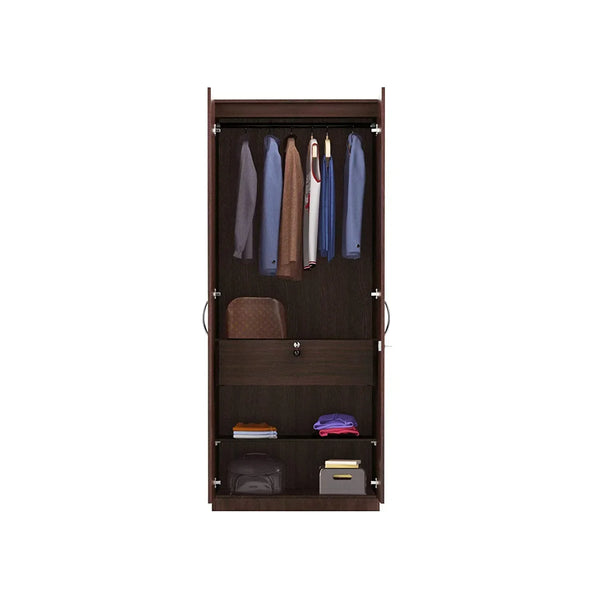 Rolex Engineered Wood Wardrobe 2 Doors