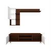 Roxy TV Panel- Upto 42 inches TV - Oak Inside
