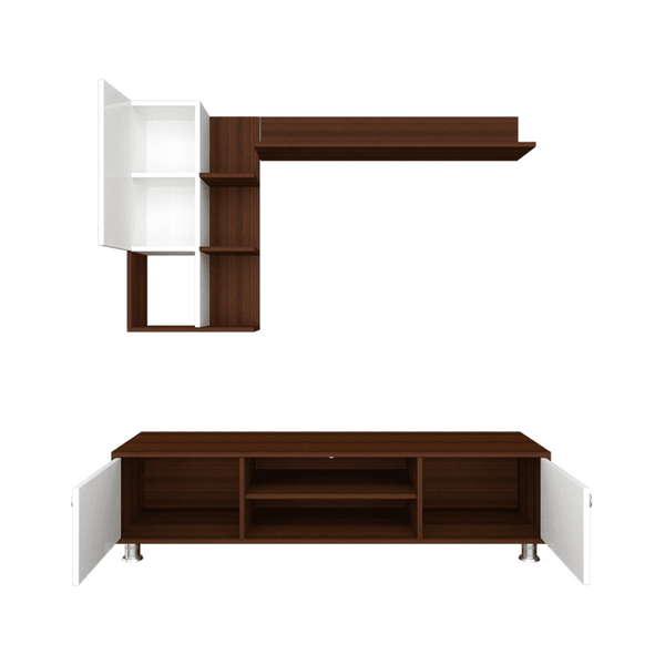 Roxy TV Panel- Upto 42 inches TV - Oak Inside