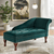 Simple Living Chaise Lounge - Oak Inside