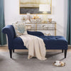 Diffo Quilted Lounger in Blue Color - Oak Inside