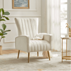 Bells Wing Back Chair - Oak Inside