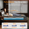 Premium Memory Foam Hybrid Mattress Cooling and Breathable By Oak Inside - 10 Inches