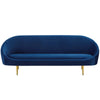 Subline Luxury Mid-Century Sofa In Suede