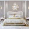 Pasco Premium Upholstered Bed in Suede