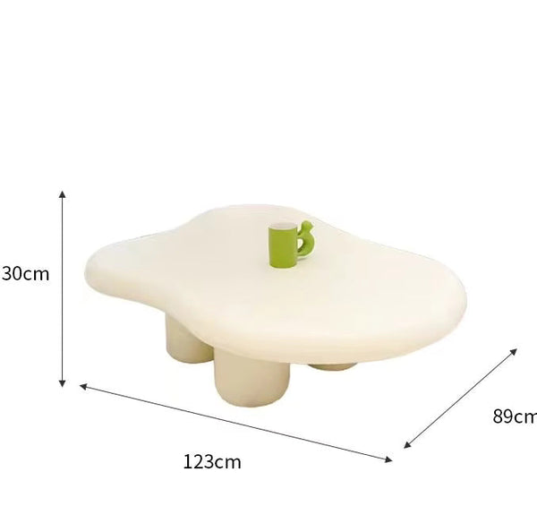 Cloud Luxury Center Table In PU Polish