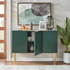 Strips Luxury Console Table in PU Polish