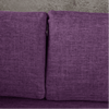 Augustus Mid-century Modern Fabric Chaise Sectional - Oak Inside