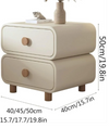 Mario Bedside Table In PU Polish