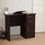 Unique Study Table in Wenge Color - Oak Inside