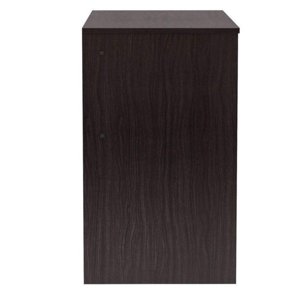 Golf Study Table in Wenge Color - Oak Inside