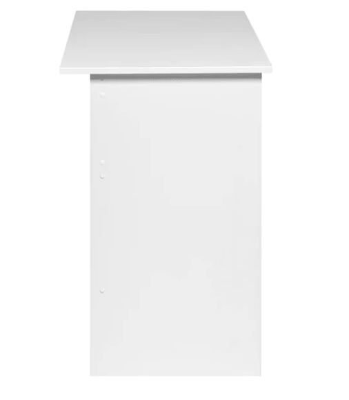 Zolo Study Table in White Color - Oak Inside