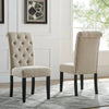 Mozo Luxury 4 Seater Round Dining Table in Beige - Oak Inside