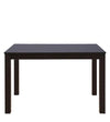 Tony 4 Seater Dining Table in Wenge Color - Oak Inside