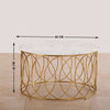 Macro Center Table in Gold Finish