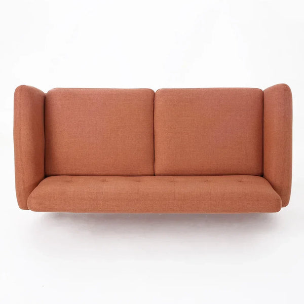 Heffy Modern Sofa Set in Suede