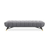 Cross line Lounger in Suede