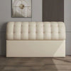 London Luxury Upholstered Bed Without Storage in Leatherette