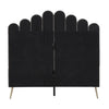 Classic Uniline Luxury Upholstered Bed Without Storage in Suede