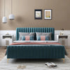 Uniline Pro Luxury Upholstered Bed Without Storage in Suede