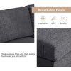 Jeffo Modern Suede Sectional U Shape Sofa