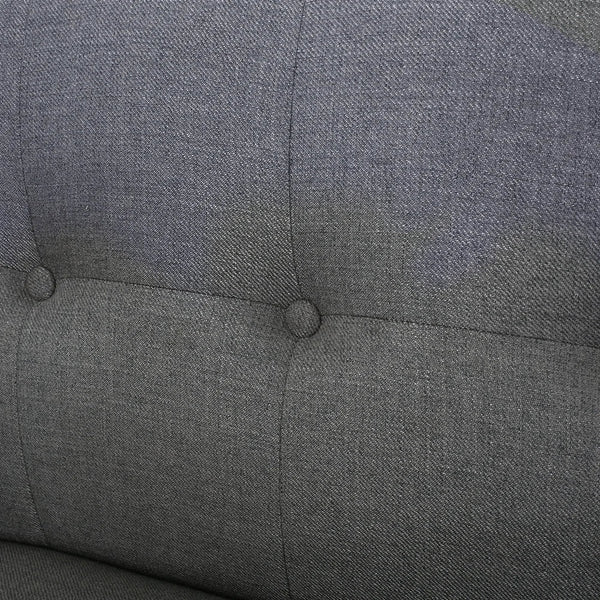 Heffy Modern Sofa Set in Suede