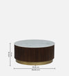 Kelly Luxury Center Table In Teak Wood
