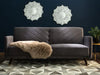 Uniline Luxury Mid-Century Sofa In Suede