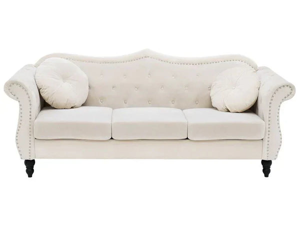 Wills Luxury Chesterfield Sofa Set in Suede