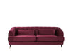 Sletta Luxury Chesterfield Sofa Set in Suede